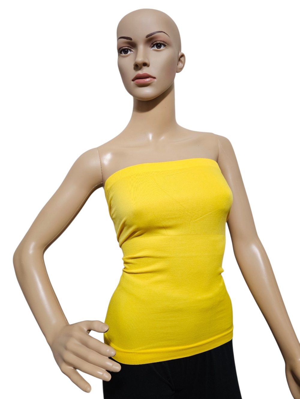 Solid Yellow Tube Top
